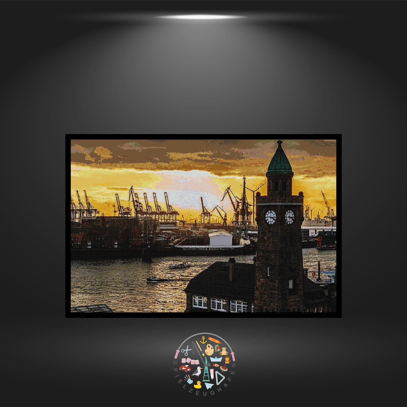 Landungsbrücken - Quadratisch von Spielzeughafen