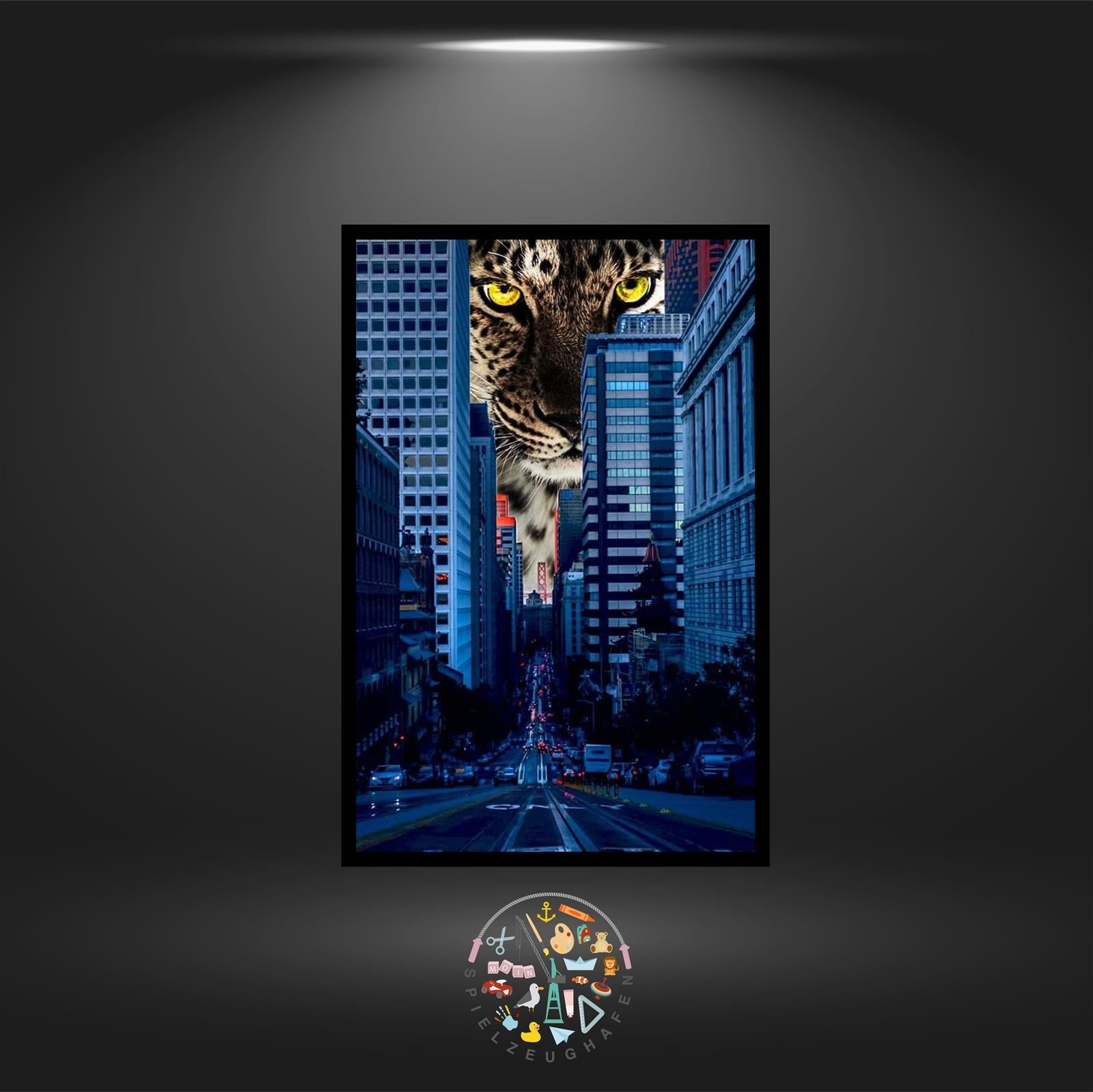 Leopard City - Quadratisch von Spielzeughafen