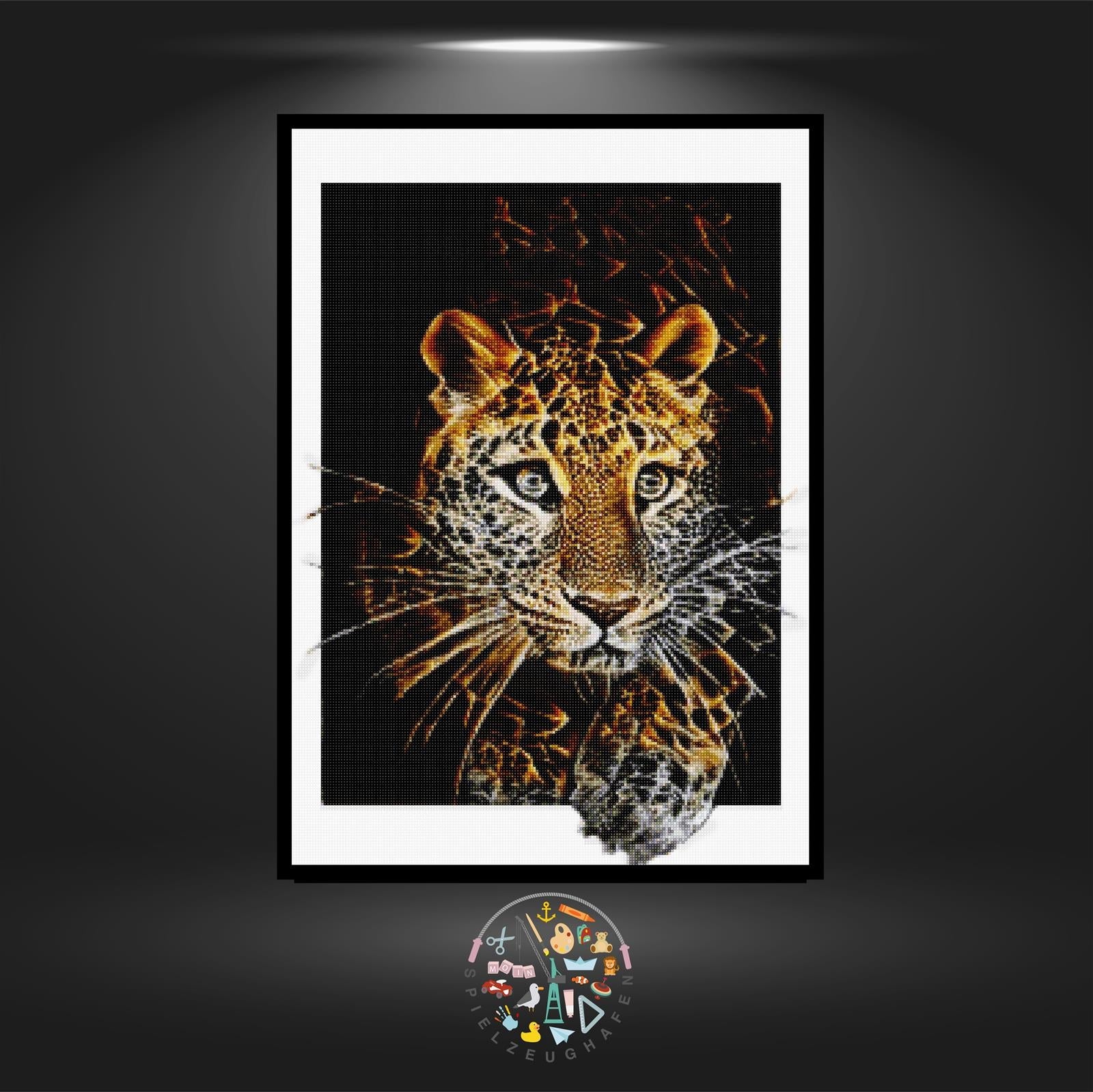 Leopardin Aziza - Quadratisch von Spielzeughafen