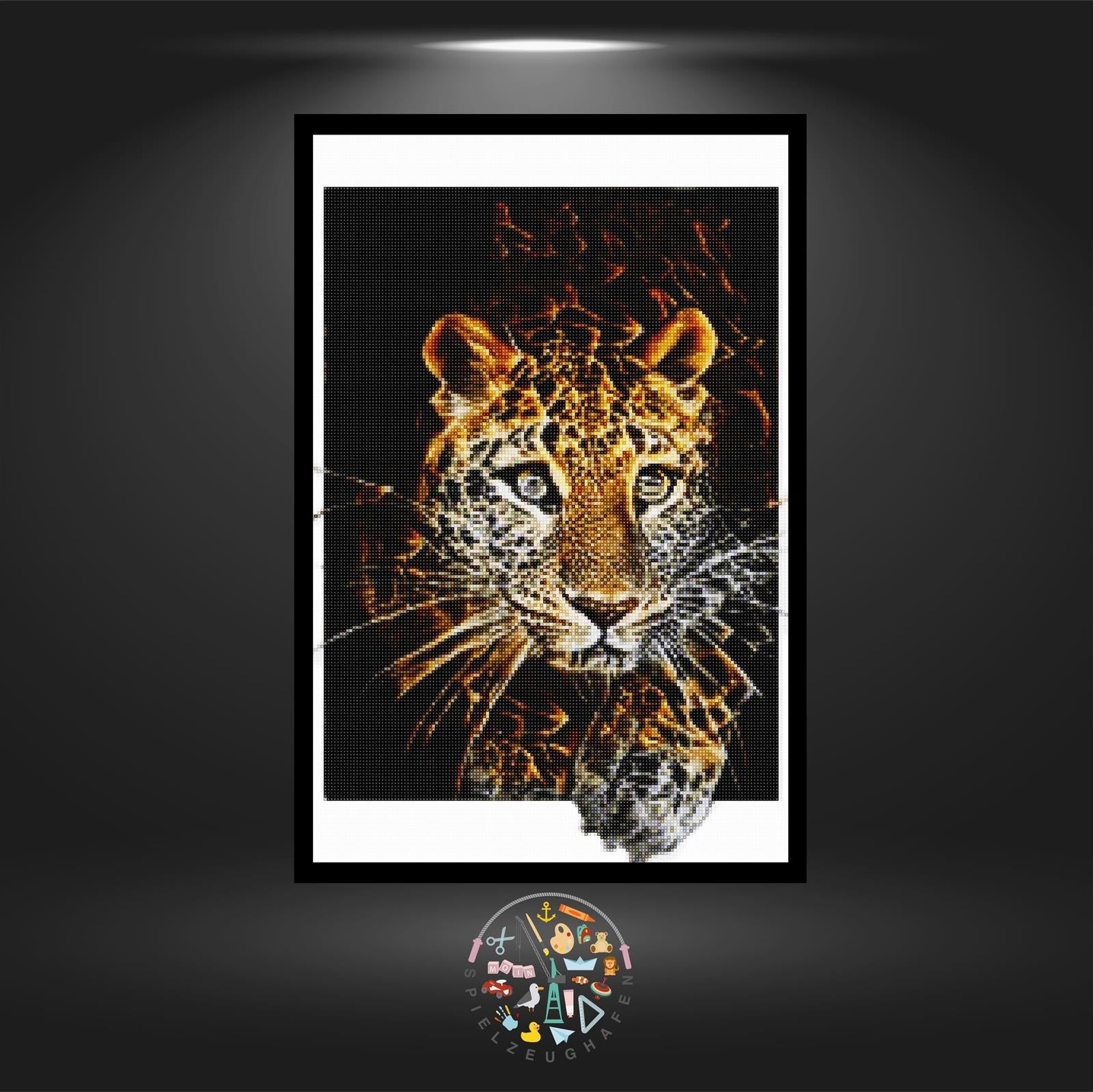 Leopardin Aziza - Quadratisch von Spielzeughafen