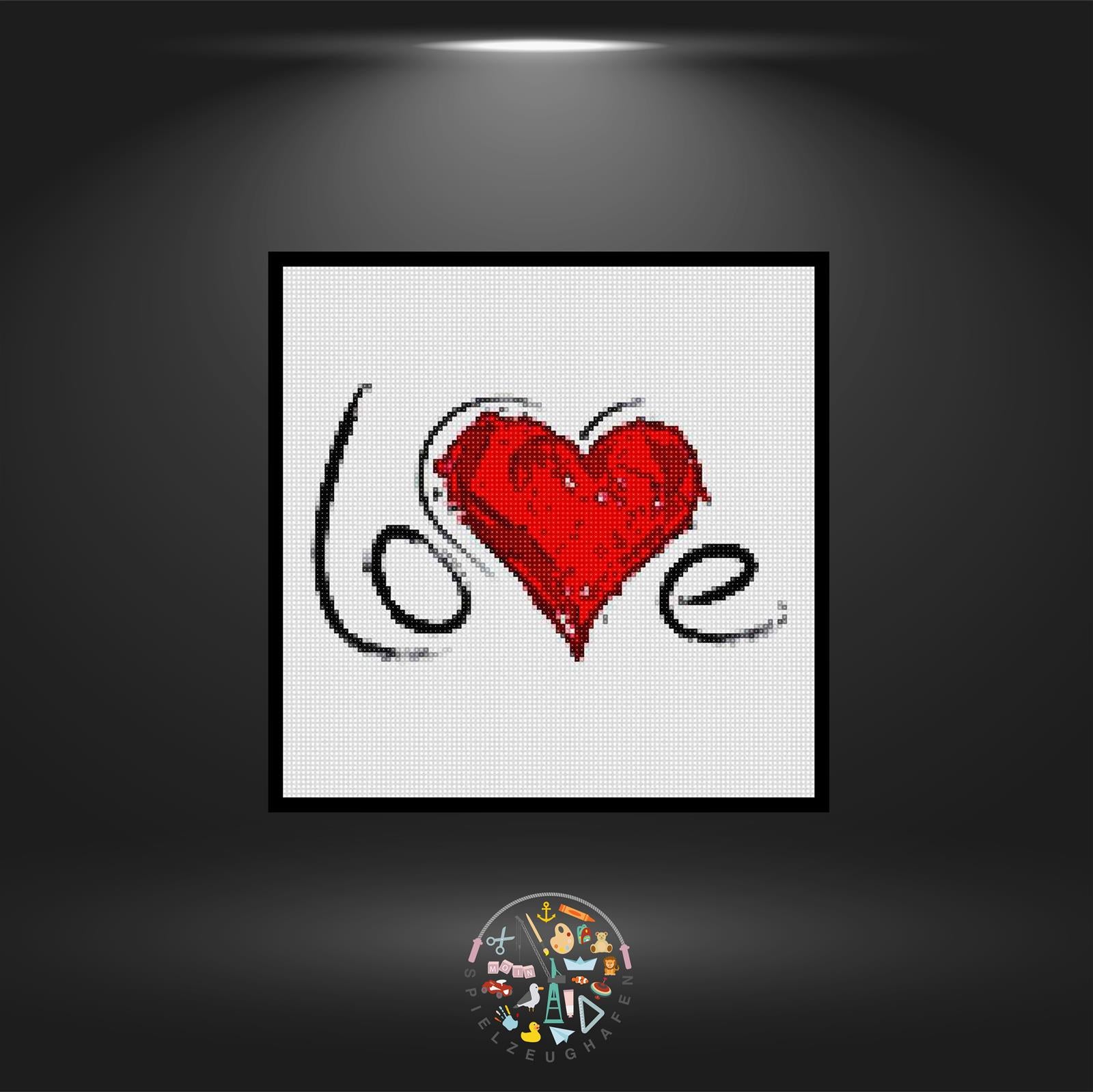 'Love' - Quadratisch von Spielzeughafen