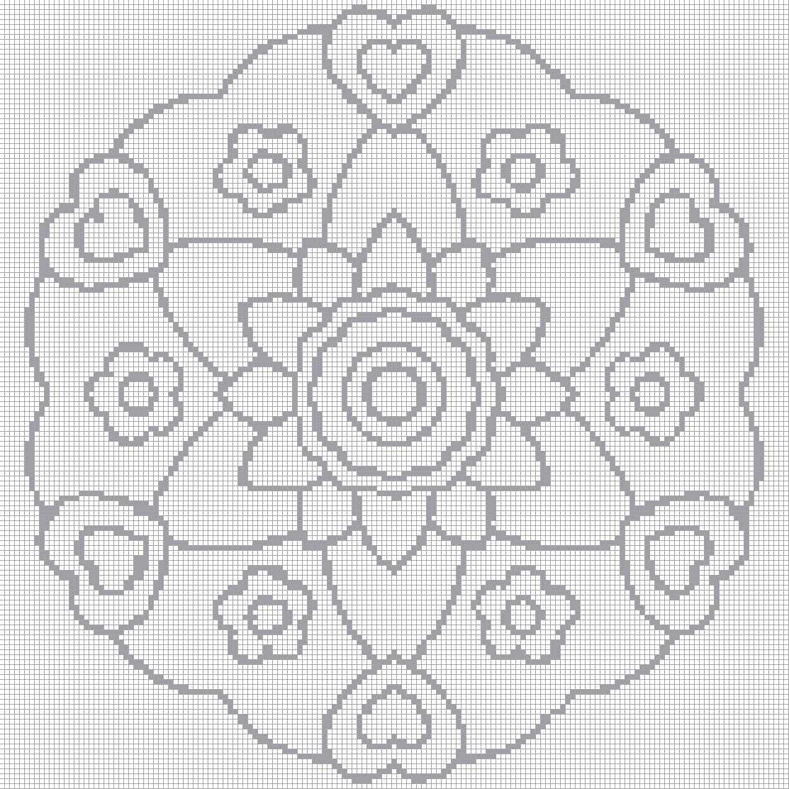 Mandala 13 - Quadratisch (OHNE STEINE) von Spielzeughafen