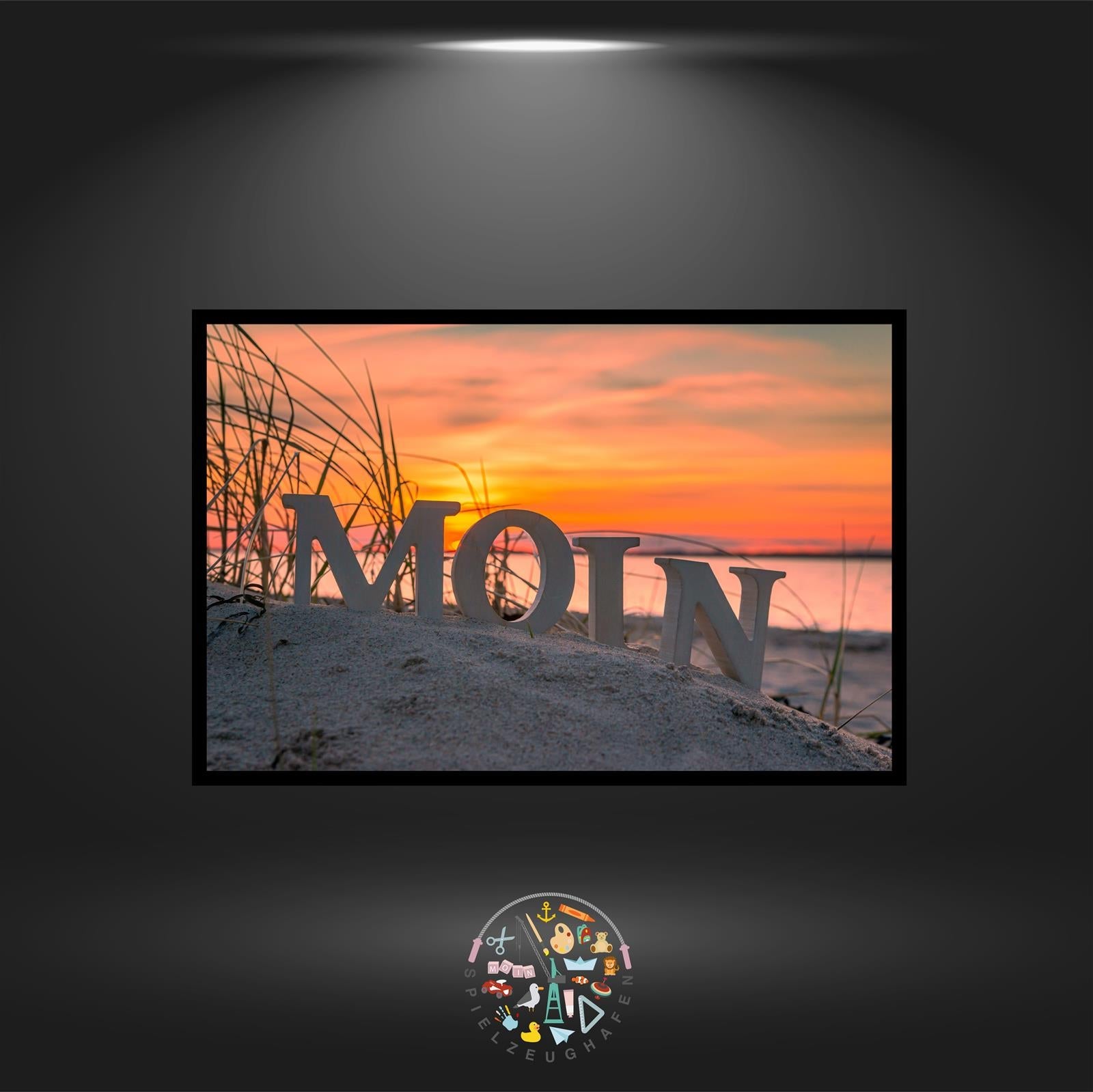 'Moin' - Quadratisch (exklusiv) von Spielzeughafen