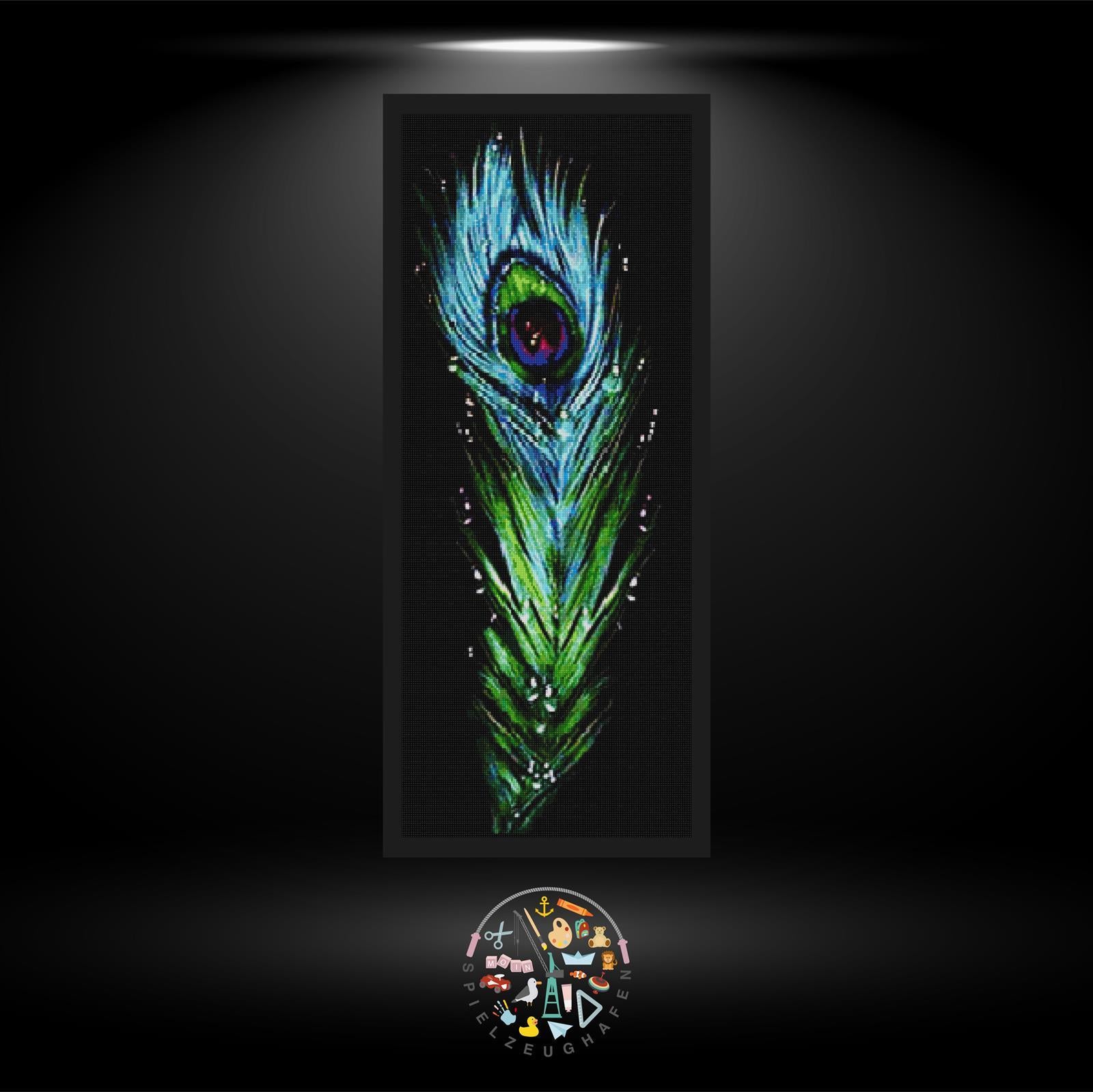 Pfauenfeder de Luxe - Quadratisch von Spielzeughafen