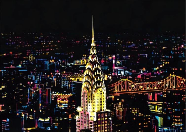 Scratch Painting New York von Spielzeughafen