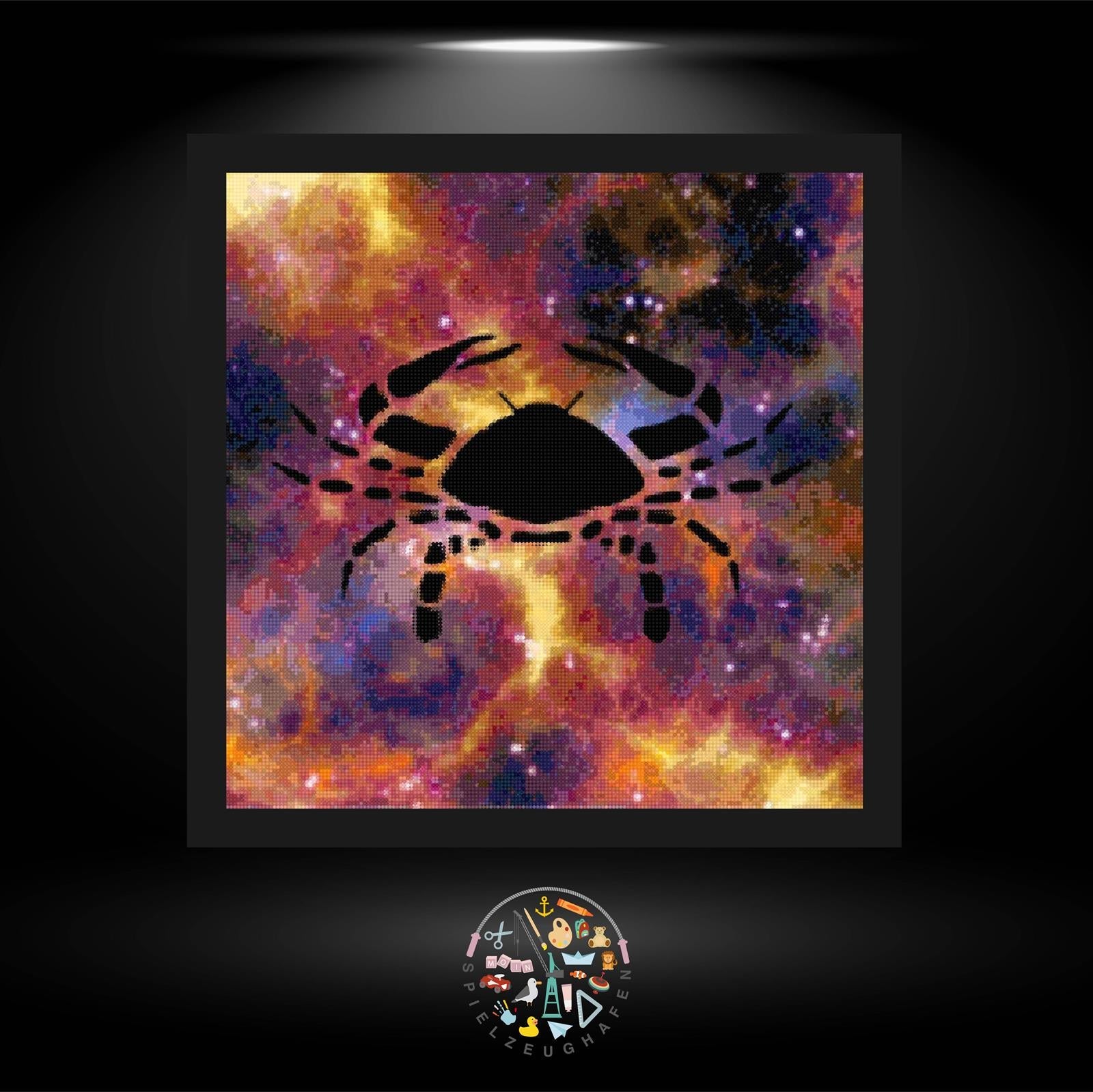 Sternzeichen Krebs Rot - Strass / Rhinestone von Spielzeughafen