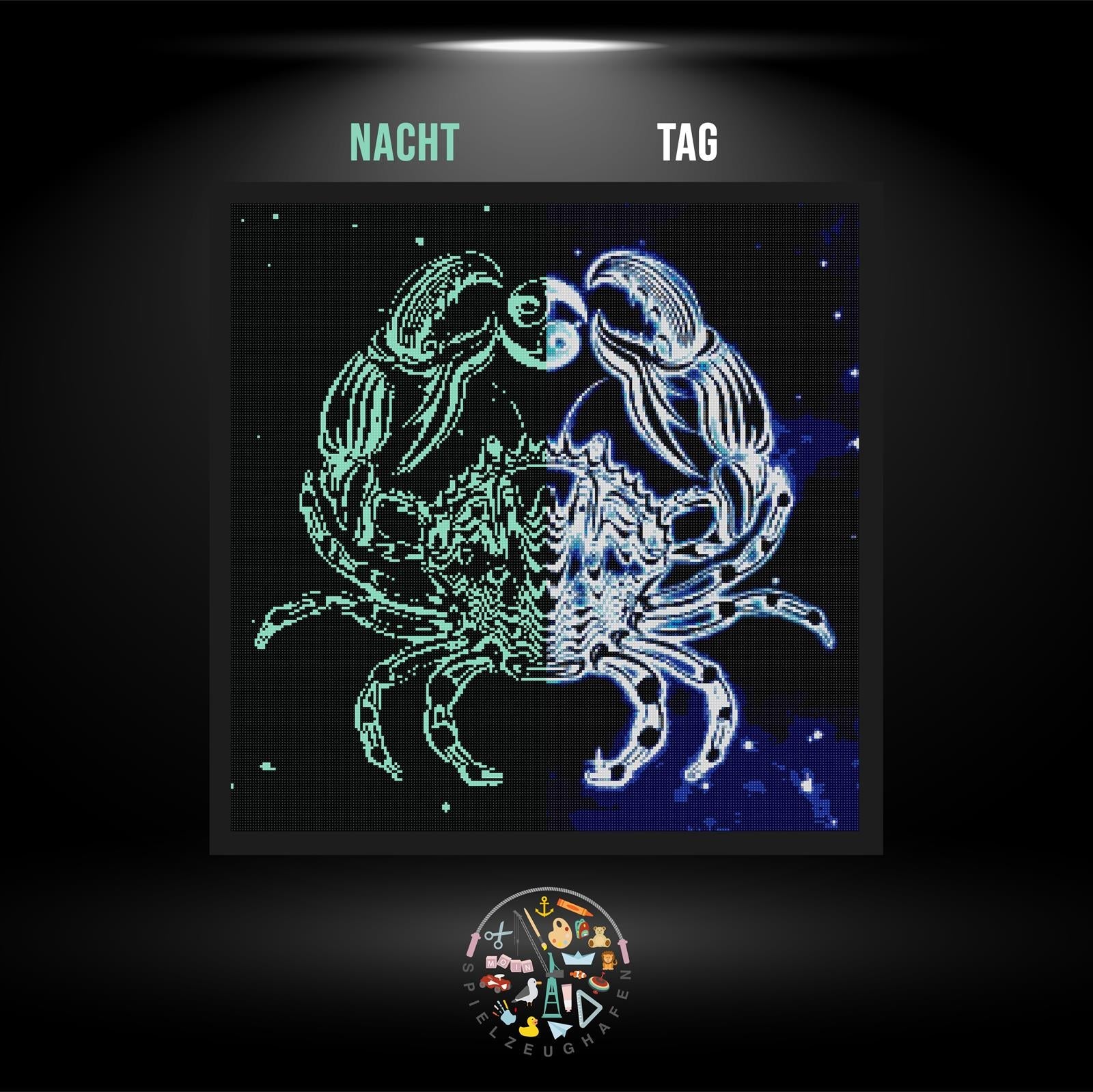 Sternzeichen Nachtleuchtend Krebs von Spielzeughafen