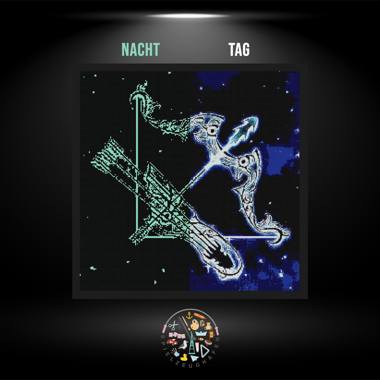 Sternzeichen Nachtleuchtend Schütze von Spielzeughafen