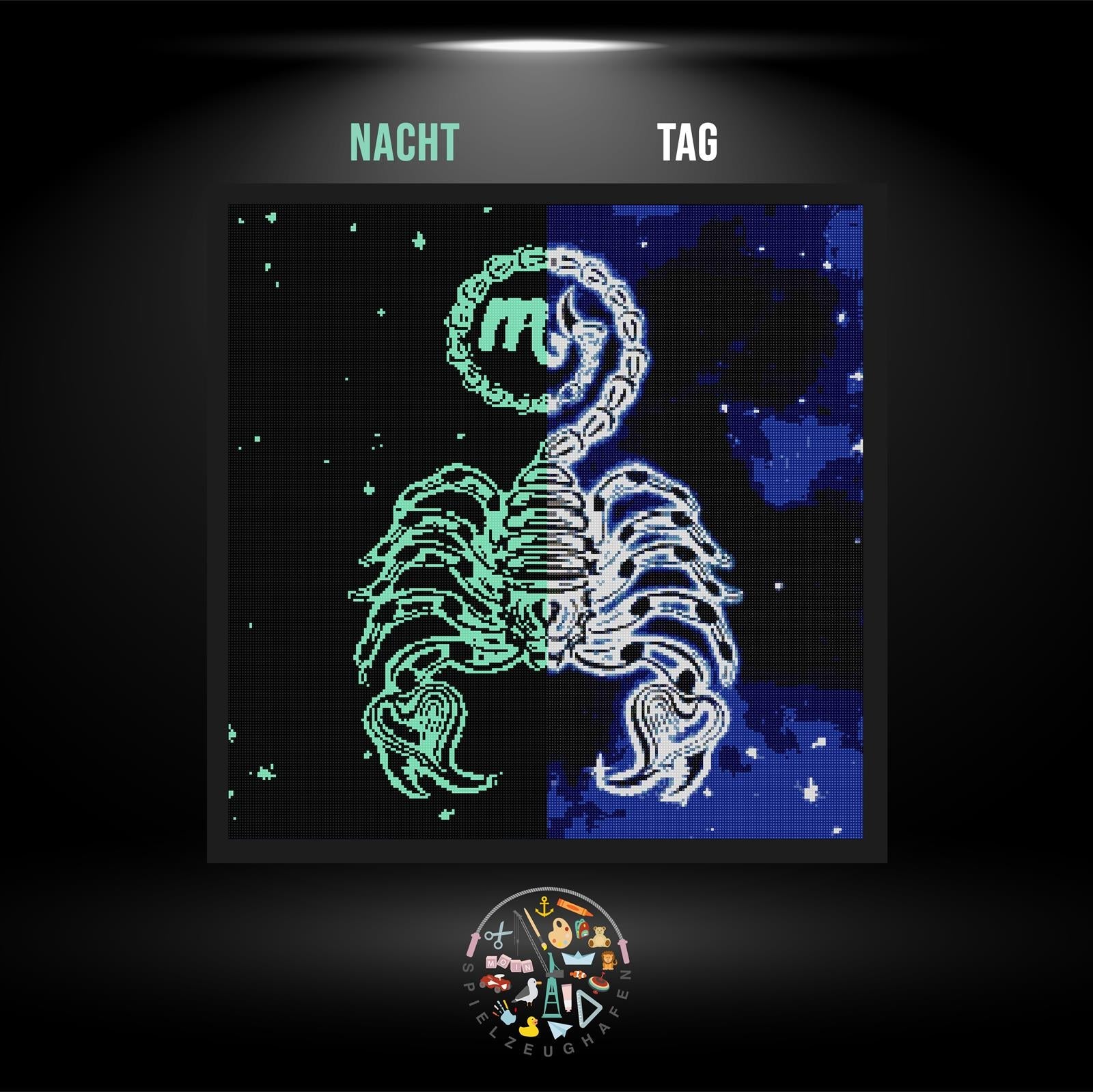 Sternzeichen Nachtleuchtend Skorpion von Spielzeughafen