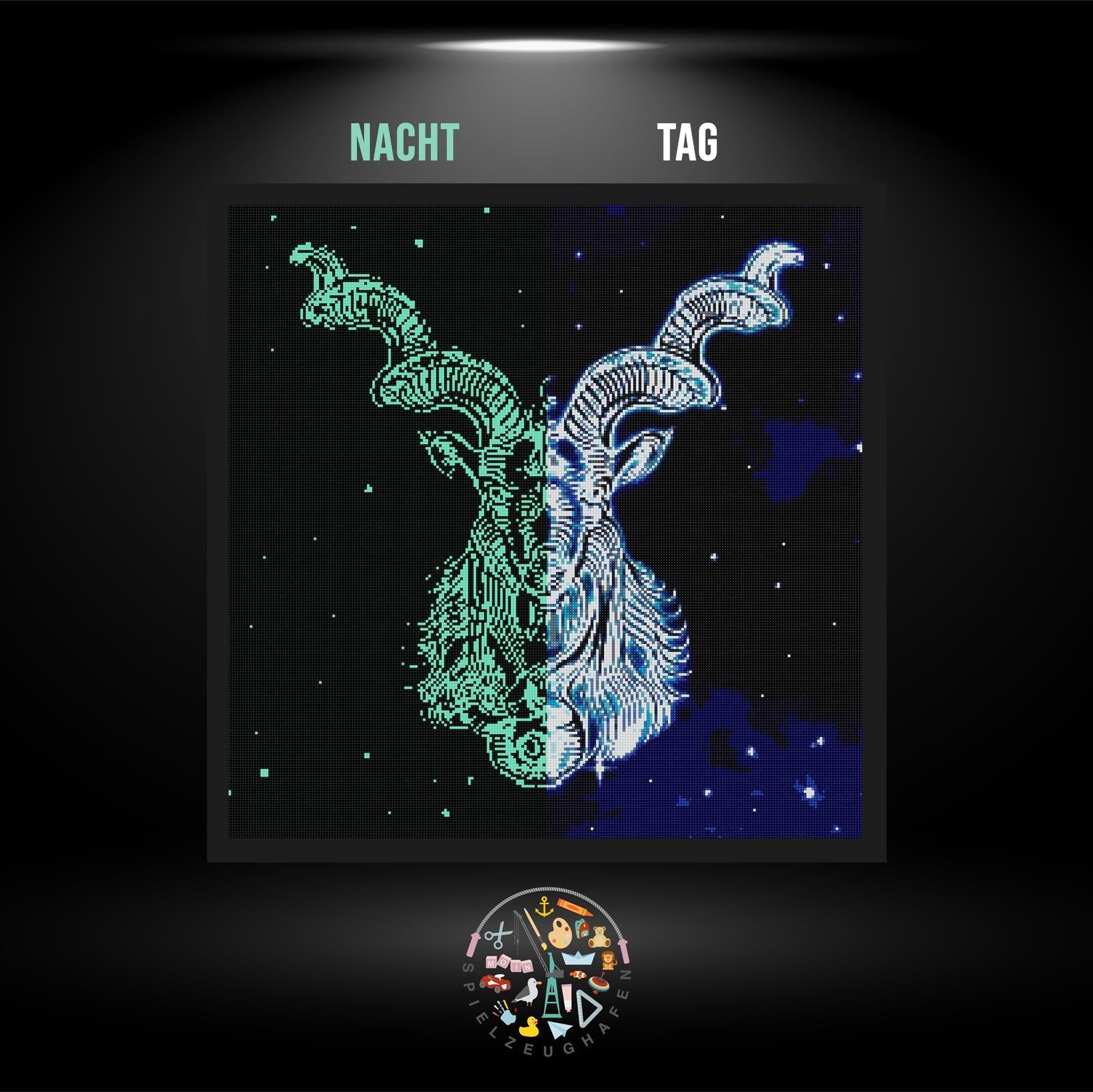 Sternzeichen Nachtleuchtend Steinbock von Spielzeughafen