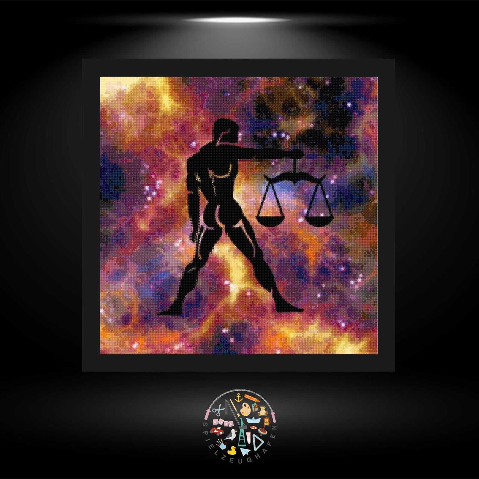 Sternzeichen Waage Rot - Strass / Rhinestone von Spielzeughafen