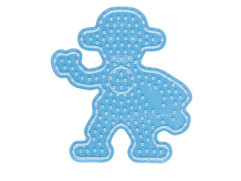 Stiftplatte für Maxi Bügelperlen, Affe von Spielzeughafen