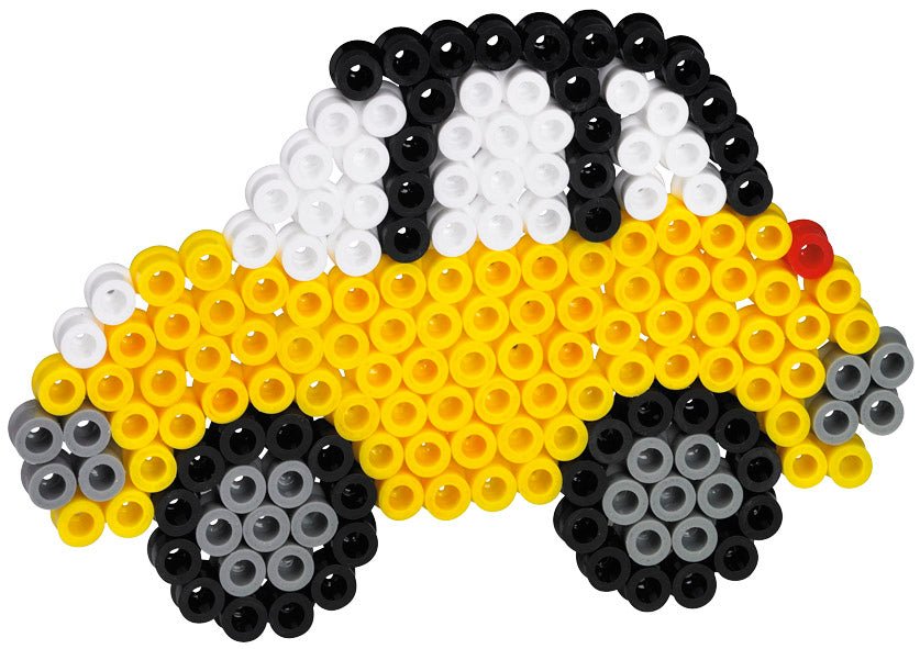 Stiftplatte für Maxi Bügelperlen, Auto von Spielzeughafen