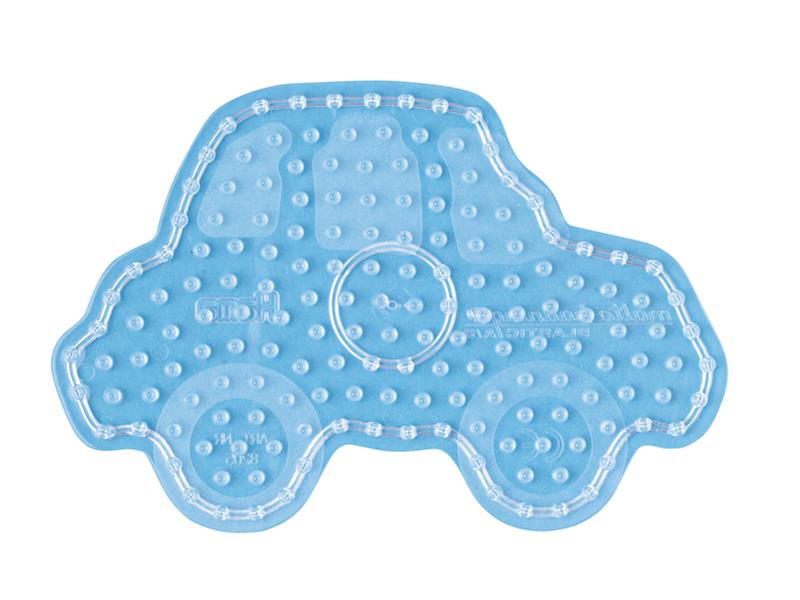 Stiftplatte für Maxi Bügelperlen, Auto von Spielzeughafen