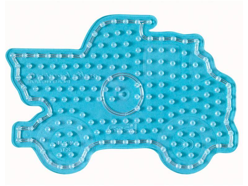 Stiftplatte für Maxi Bügelperlen, Brummi von Spielzeughafen