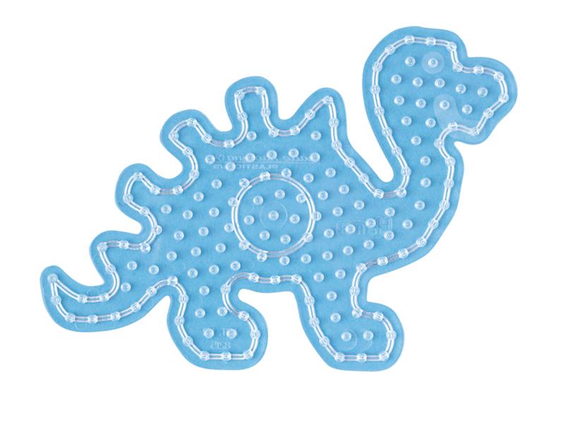 Stiftplatte für Maxi Bügelperlen, Dino von Spielzeughafen