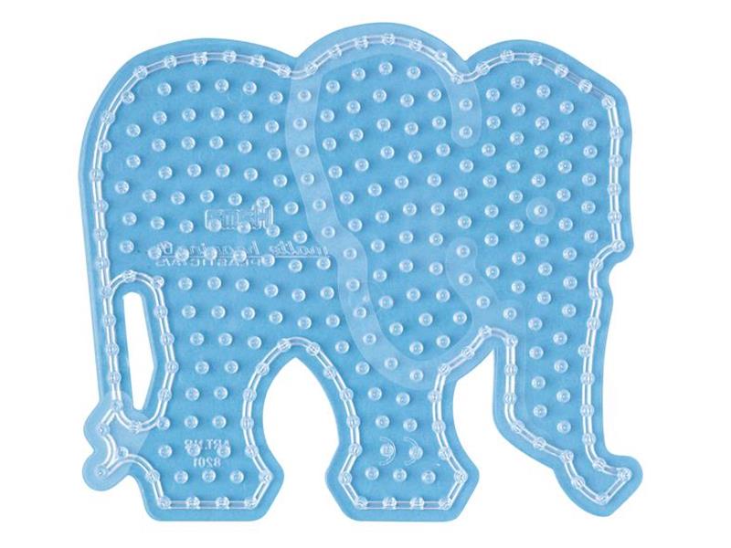 Stiftplatte für Maxi Bügelperlen, Elefant von Spielzeughafen