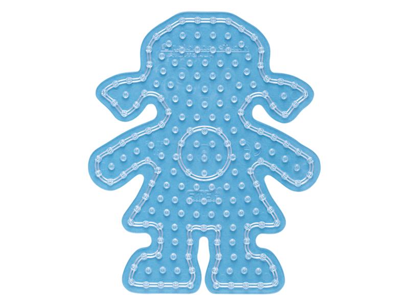 Stiftplatte für Maxi Bügelperlen, Mädchen von Spielzeughafen