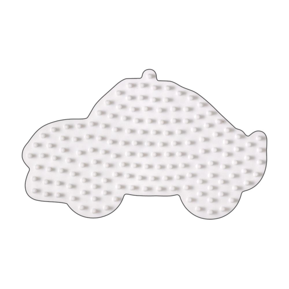 Stiftplatte für Midi Bügelperlen, Auto von Spielzeughafen