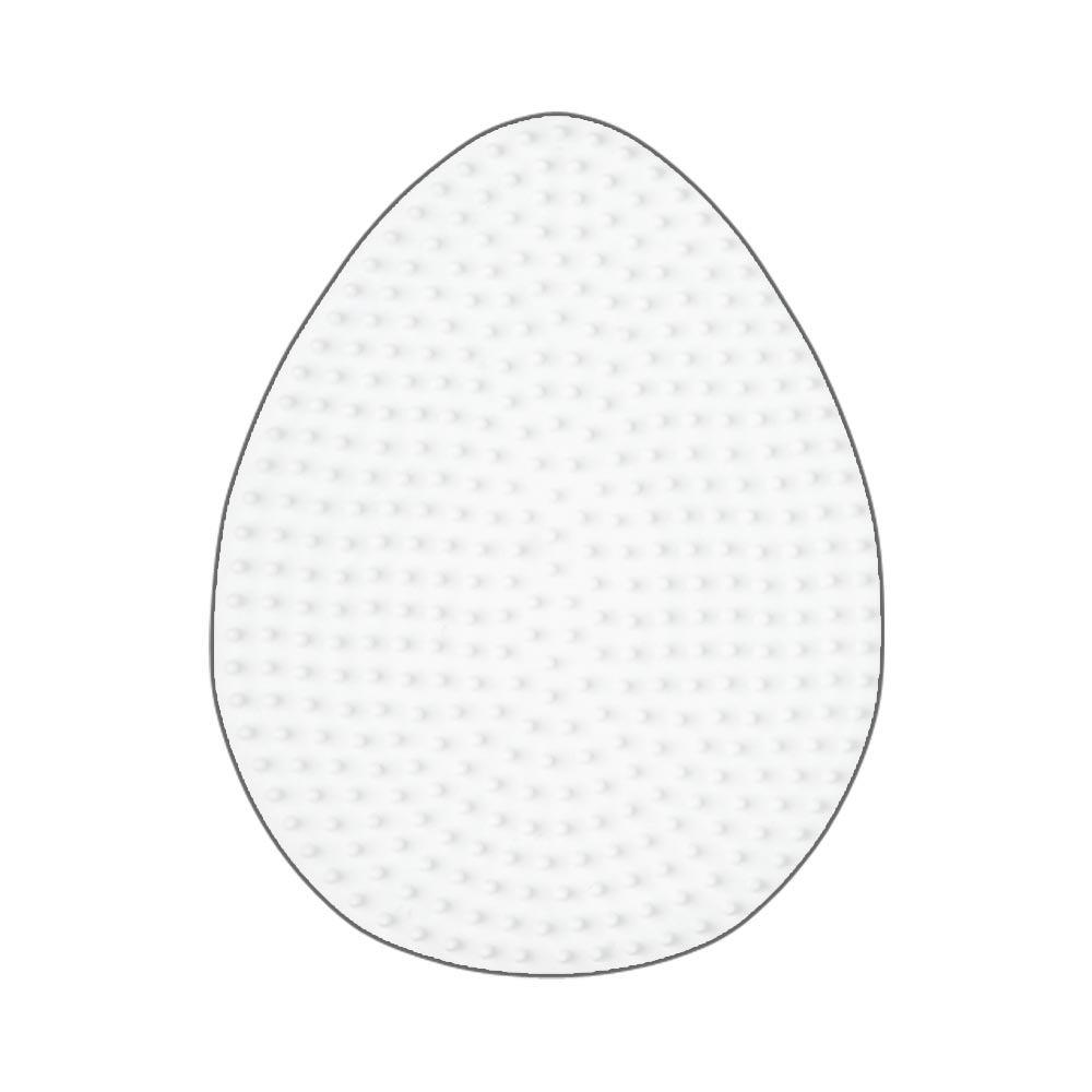 Stiftplatte für Midi Bügelperlen, Ei von Spielzeughafen