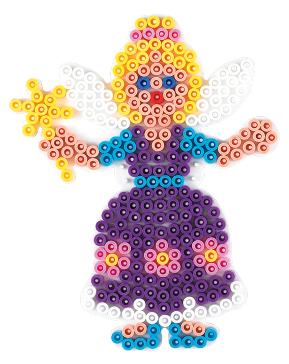 Stiftplatte für Midi Bügelperlen, Fee / Elfe von Spielzeughafen