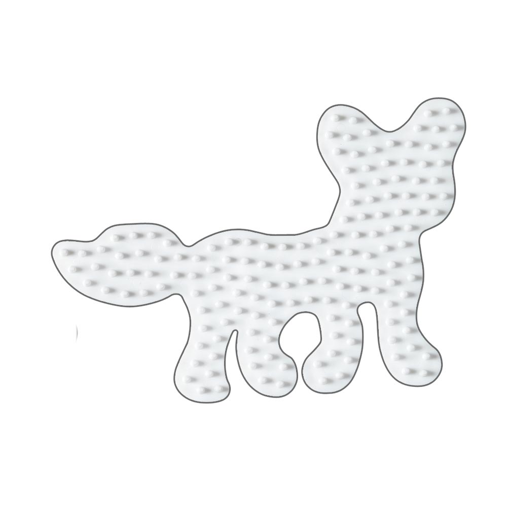 Stiftplatte für Midi Bügelperlen, Fuchs von Spielzeughafen