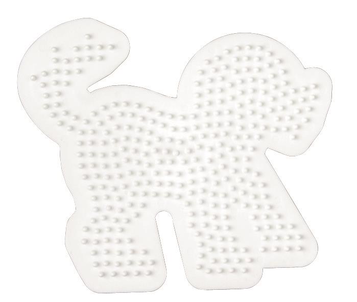 Stiftplatte für Midi Bügelperlen - Hund von Spielzeughafen