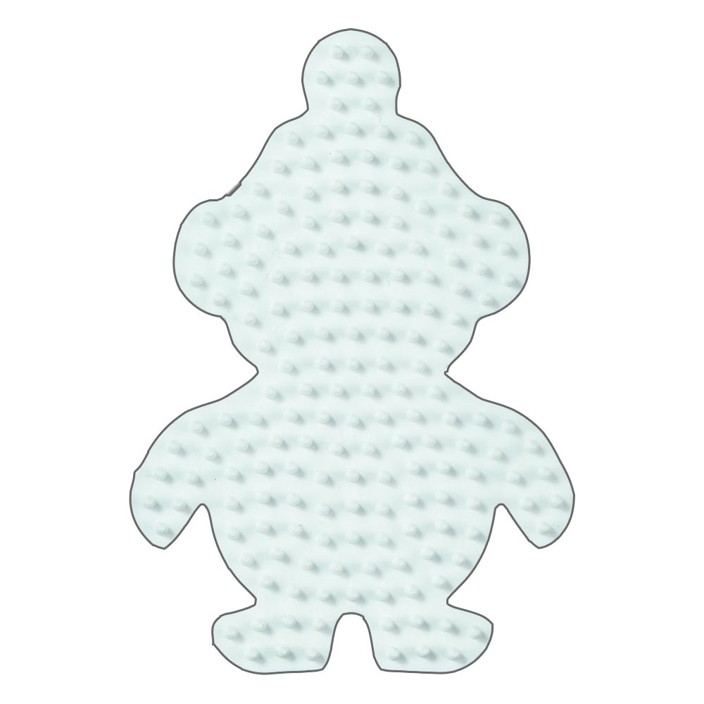 Stiftplatte für Midi Bügelperlen, kleiner Pinguin von Spielzeughafen