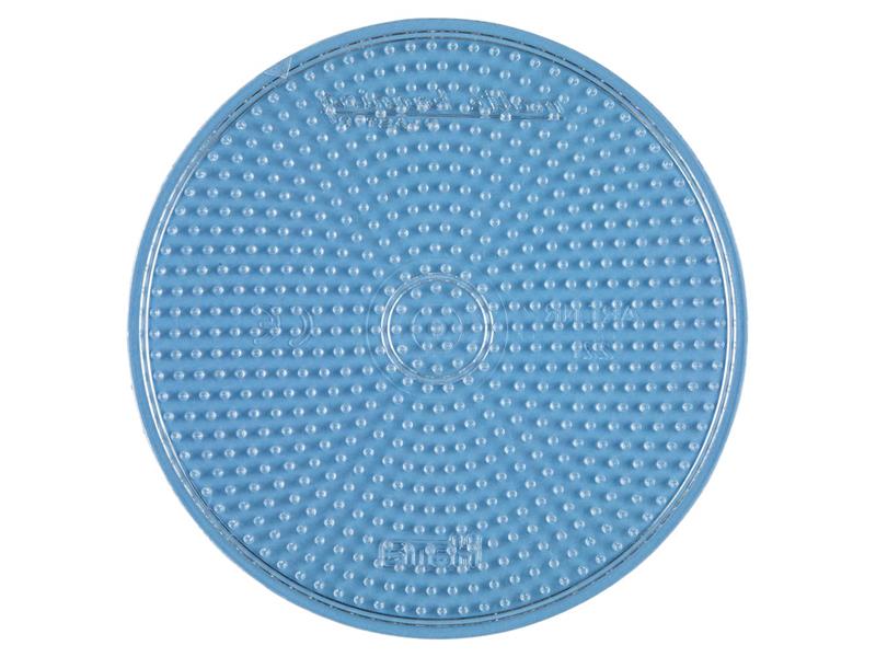 Stiftplatte für Midi Bügelperlen, Kreis (groß) Transparent von Spielzeughafen