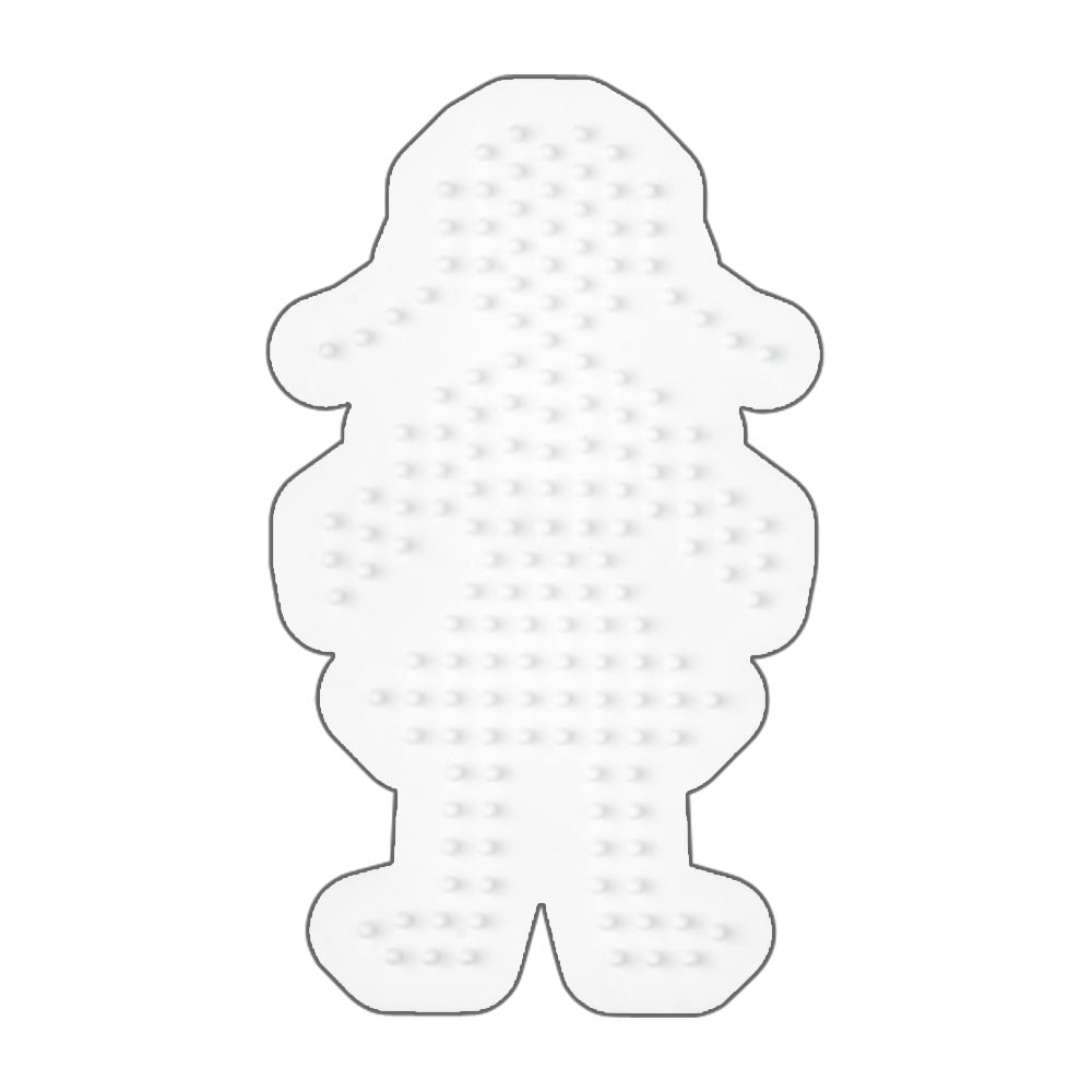 Stiftplatte für Midi Bügelperlen, Mädchen von Spielzeughafen