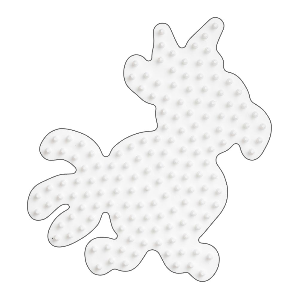 Stiftplatte für Midi Bügelperlen, Papagei von Spielzeughafen