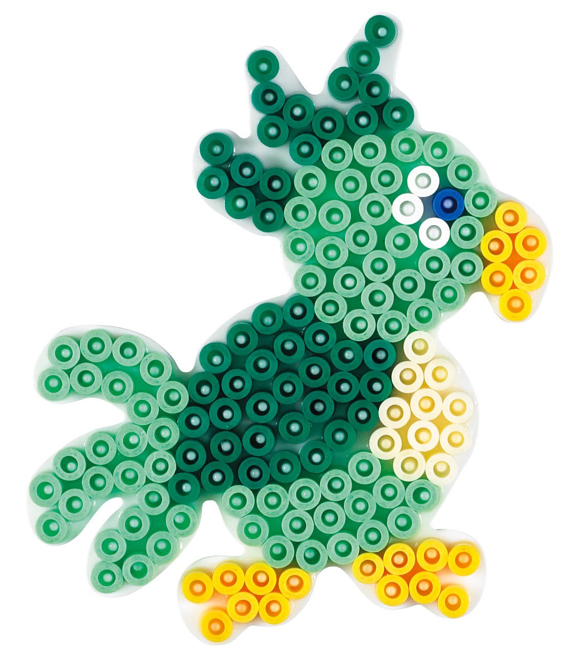 Stiftplatte für Midi Bügelperlen, Papagei von Spielzeughafen