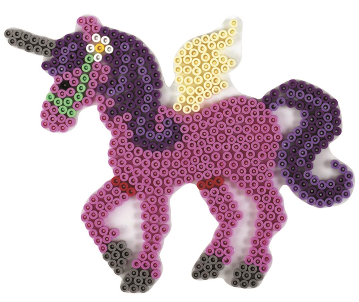 Stiftplatte für Midi Bügelperlen, Pegasus von Spielzeughafen