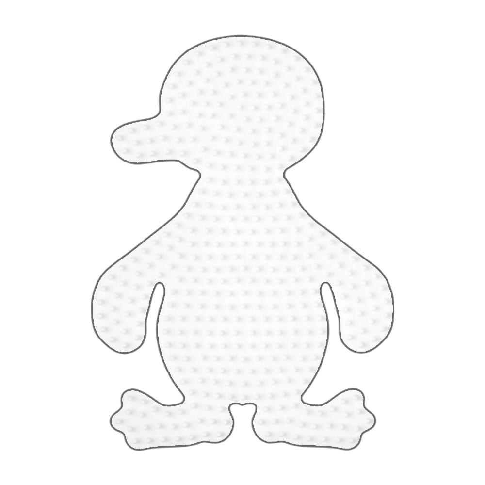 Stiftplatte für Midi Bügelperlen, Pinguin von Spielzeughafen