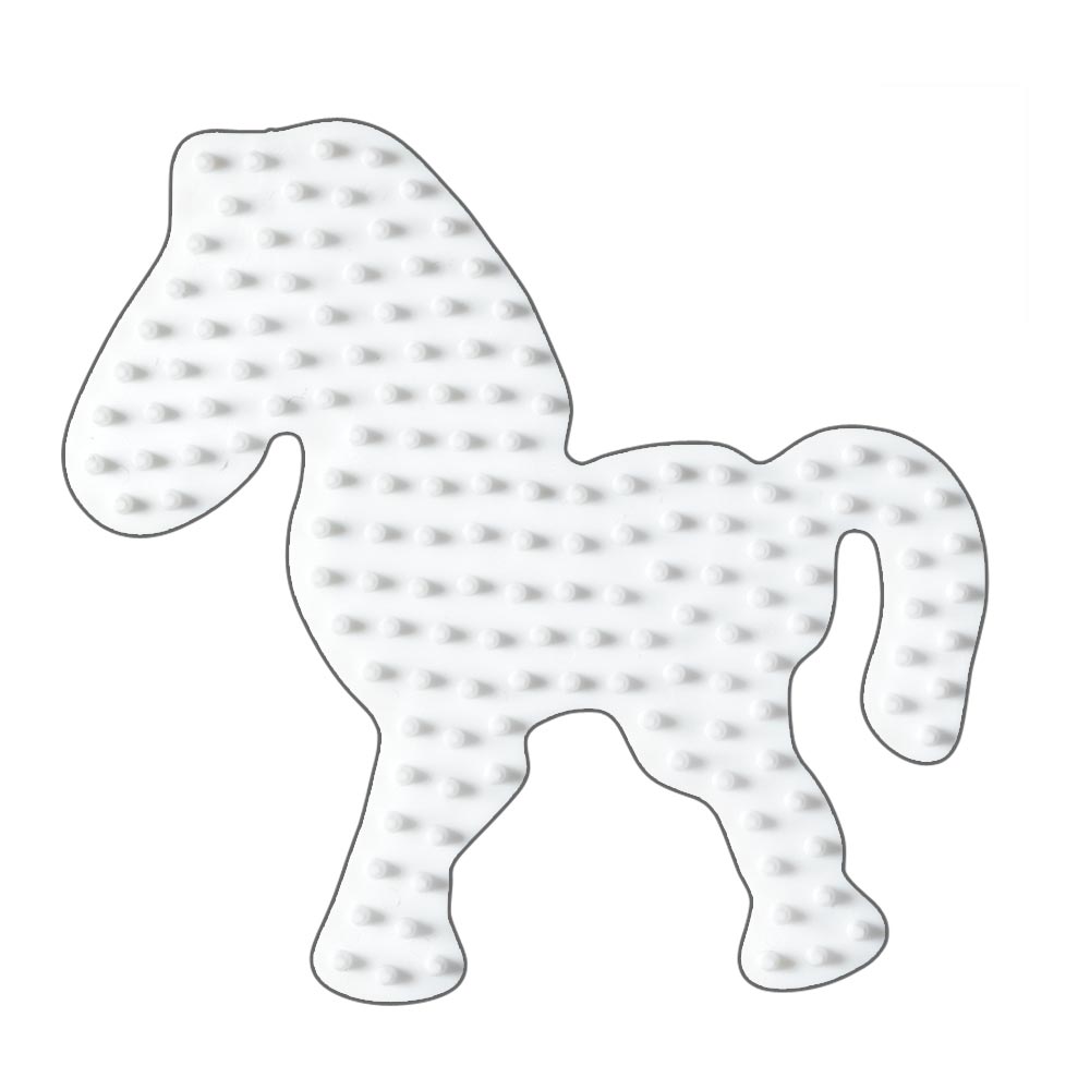 Stiftplatte für Midi Bügelperlen, Pony von Spielzeughafen