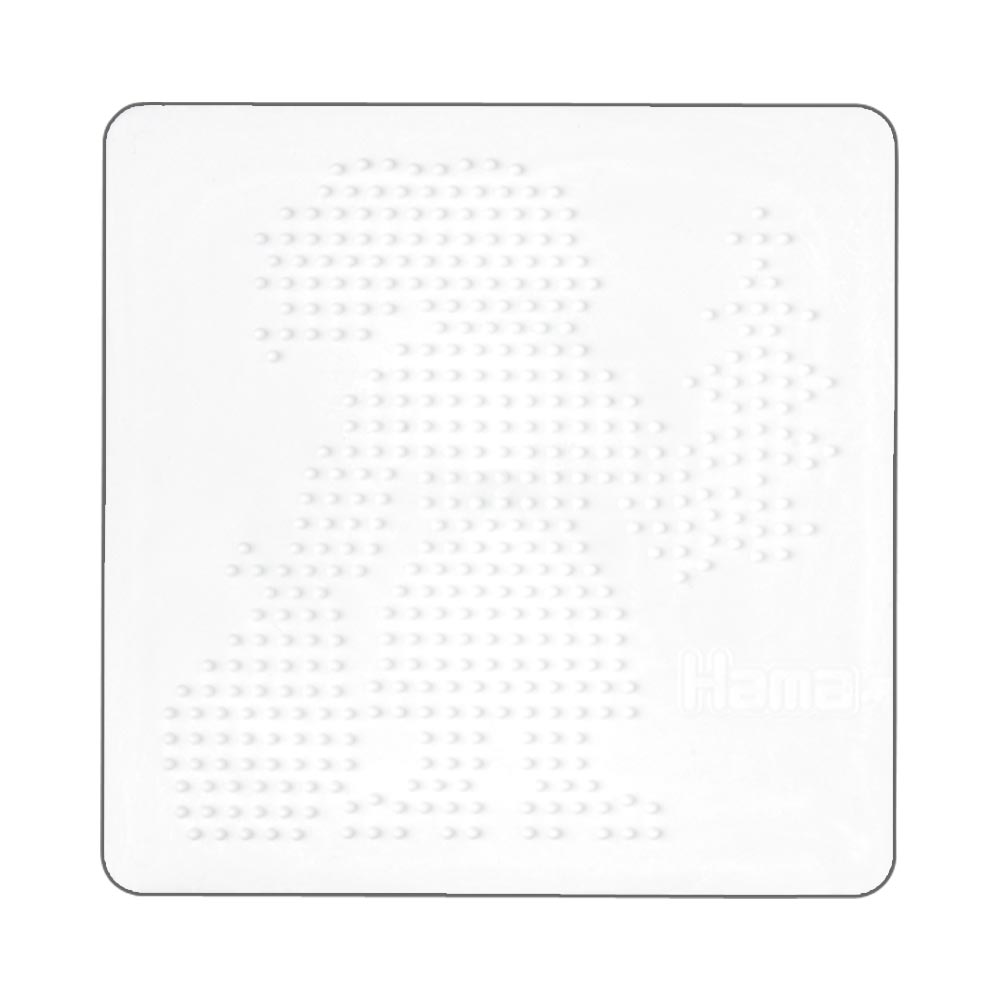 Stiftplatte für Midi Bügelperlen, Weihnachtsmann von Spielzeughafen