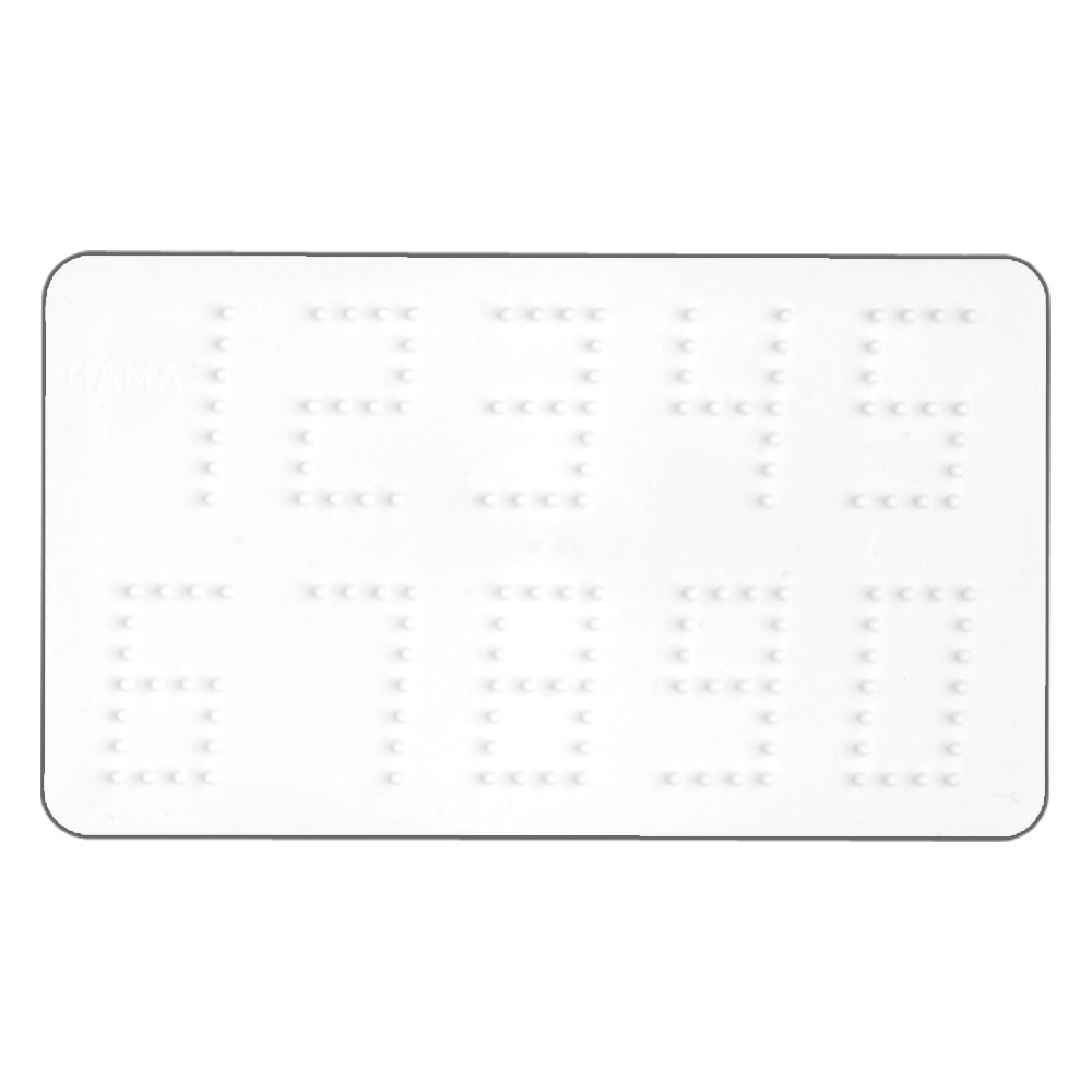 Stiftplatte für Midi Bügelperlen, Zahlen von Spielzeughafen