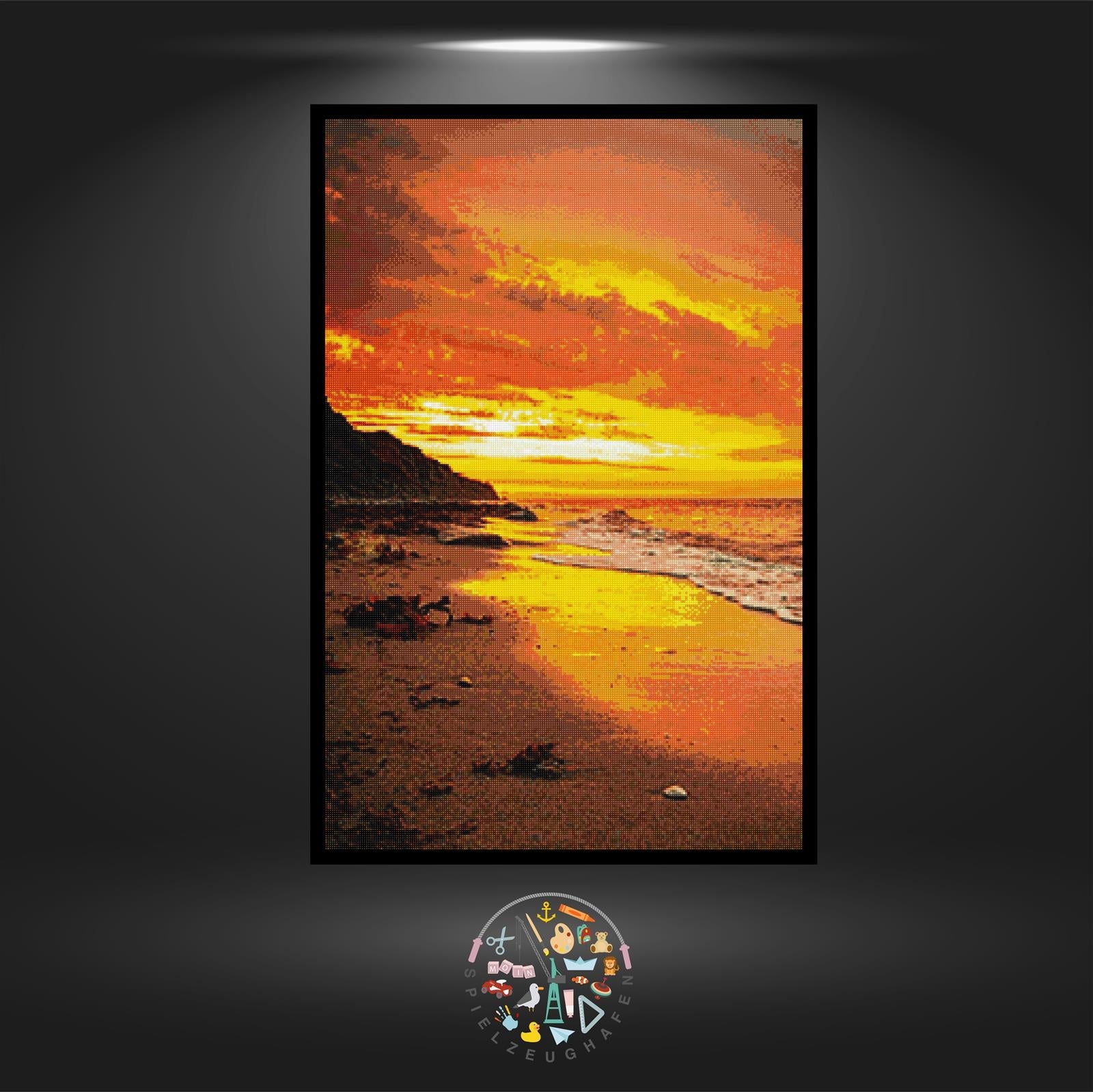 'Strandidylle' - Quadratisch (exklusiv) von Spielzeughafen