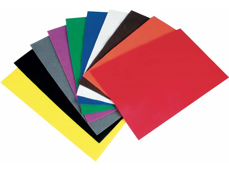 STYLEX Bastelfilz, 20x30 cm, 10 Bogen von Spielzeughafen