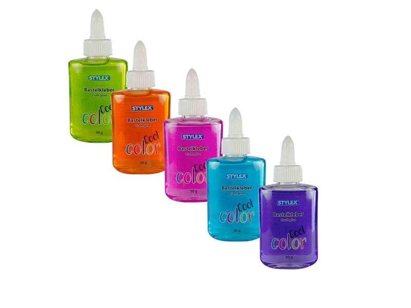 STYLEX Bastelkleber Cool Color, 90g von Spielzeughafen