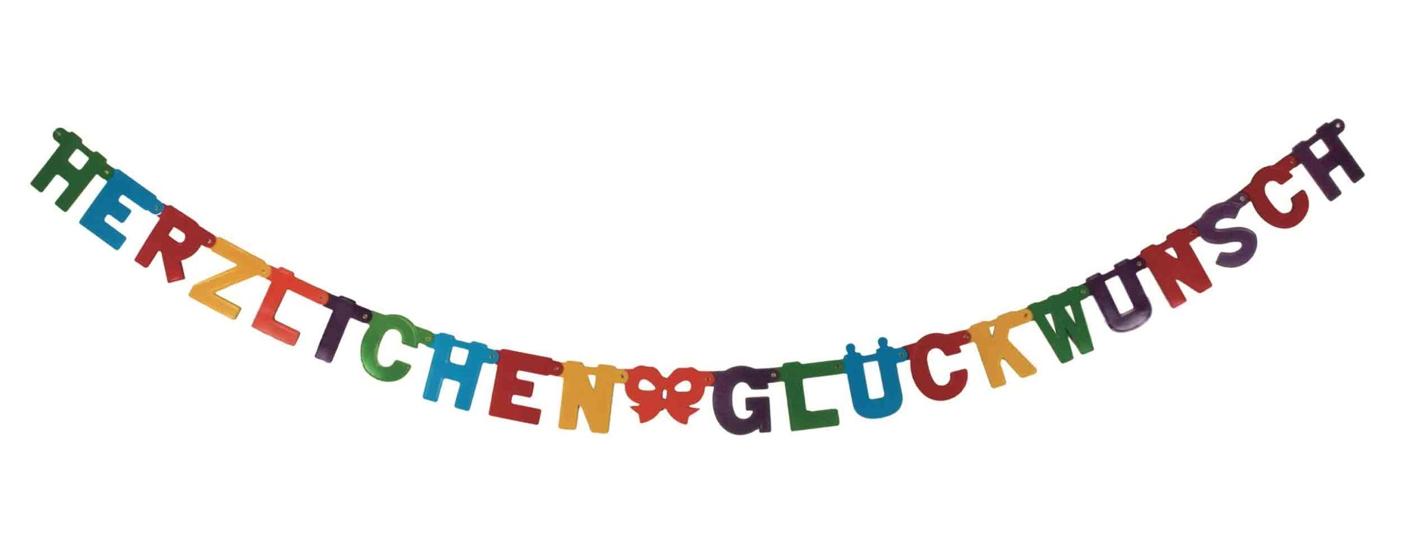 STYLEX Buchstabenkette "Herzlichen Glückwunsch" von Spielzeughafen