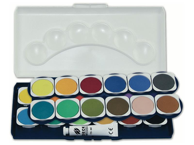 STYLEX Deckfarbkasten, 24 Farben von Spielzeughafen