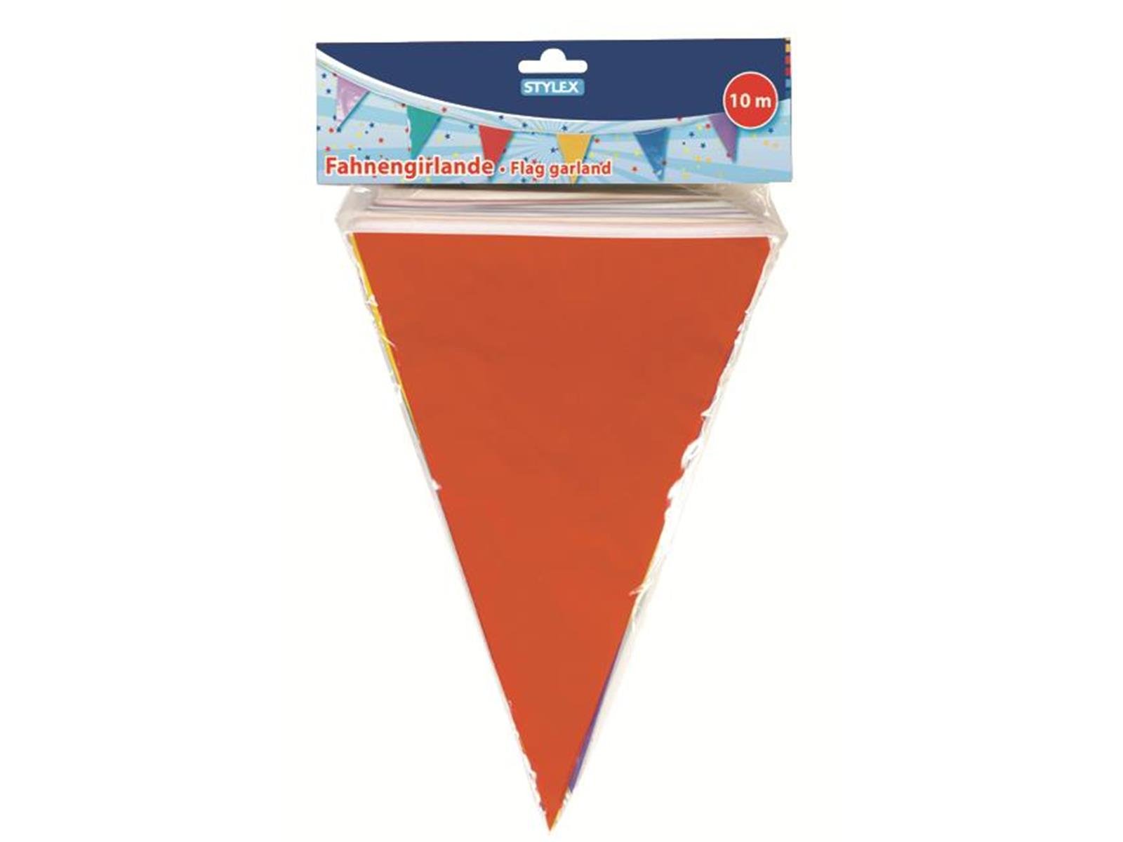 STYLEX Girlande, Kunststoff, 20 Fähnchen 10m von Spielzeughafen