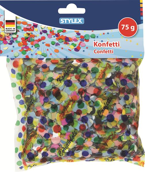 STYLEX Konfetti, 75 g Beutel von Spielzeughafen