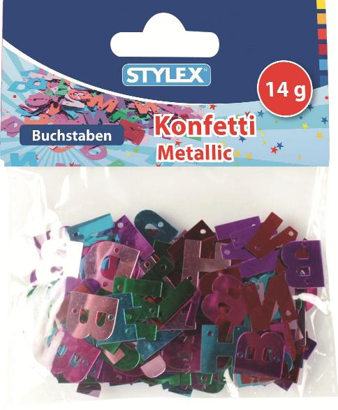STYLEX Konfetti/ Streudeko, Buchstaben von Spielzeughafen