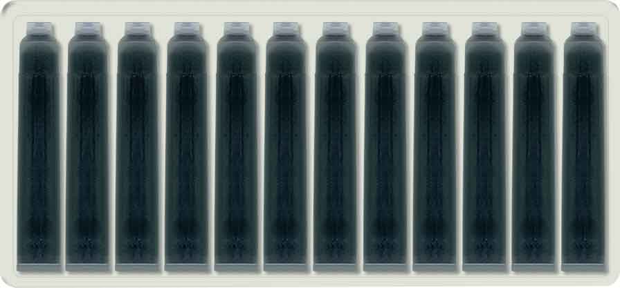 STYLEX Tintenpatronen, blau, 12er Kunststoffschachtel von Spielzeughafen