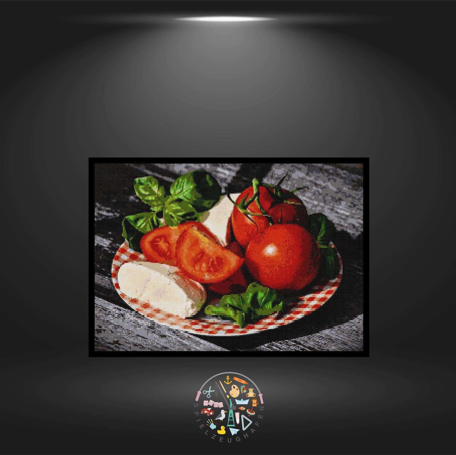 Tomate Mozarella - Quadratisch von Spielzeughafen