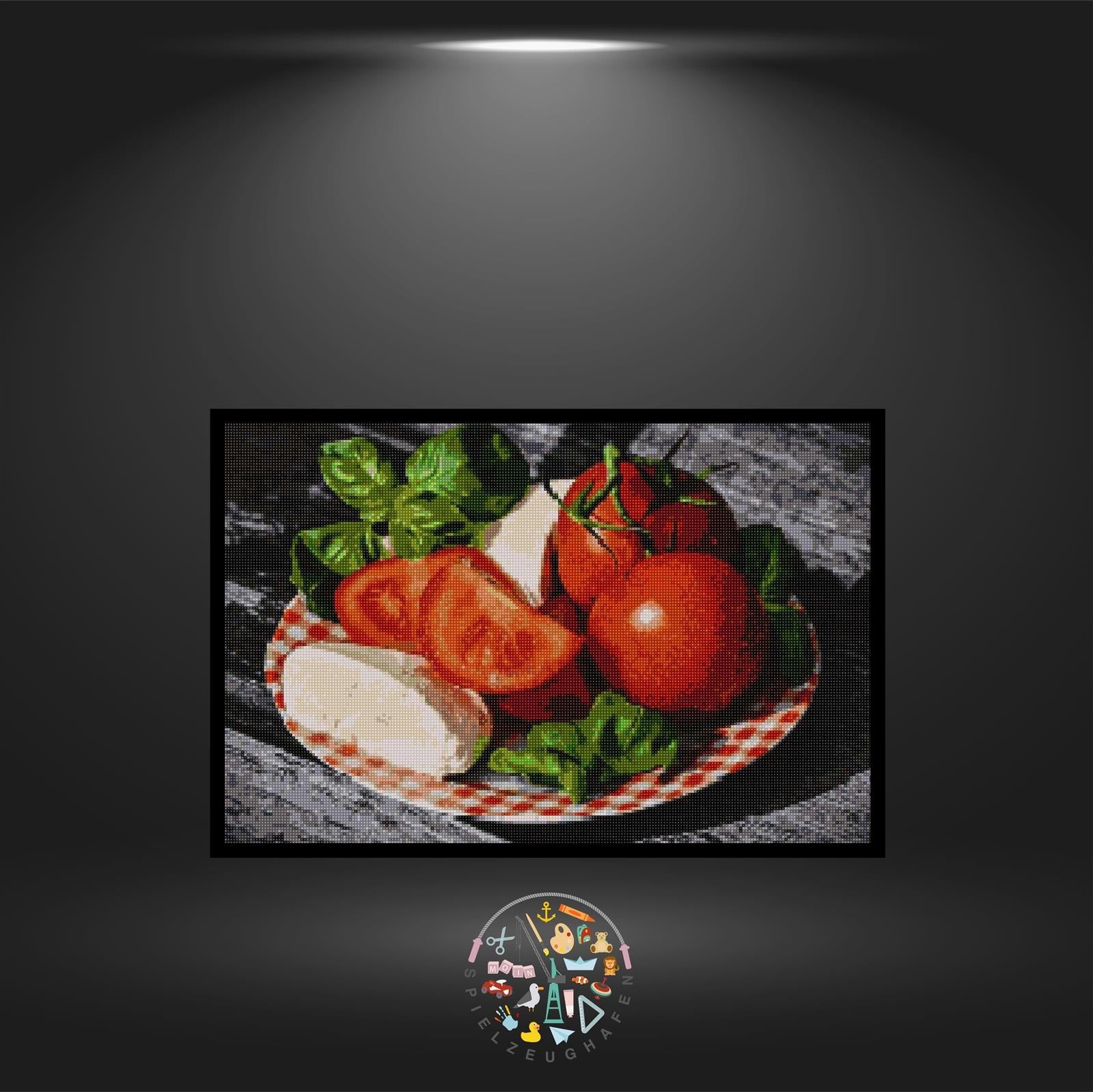 Tomate Mozarella - Quadratisch von Spielzeughafen