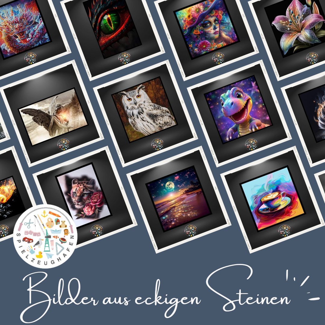 Kollektion 'Diamond Painting Bilder aus eckigen Steinen' - Spielzeughafen