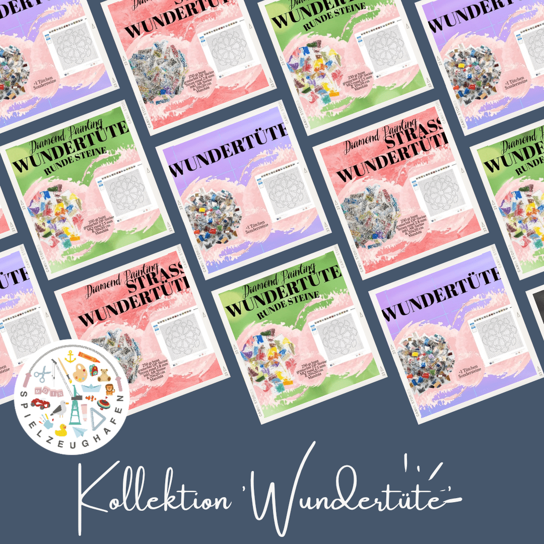 Kollektion 'Diamond Painting Wundertüten (bunte Steine inkl. Mandala)' - Spielzeughafen